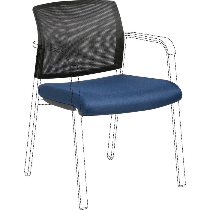 Lorell Stackable Chair Mesh Back/Fabric Seat Kit - LLR30945