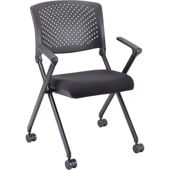 Lorell Plastic Arms/Back Nesting Chair - LLR41847