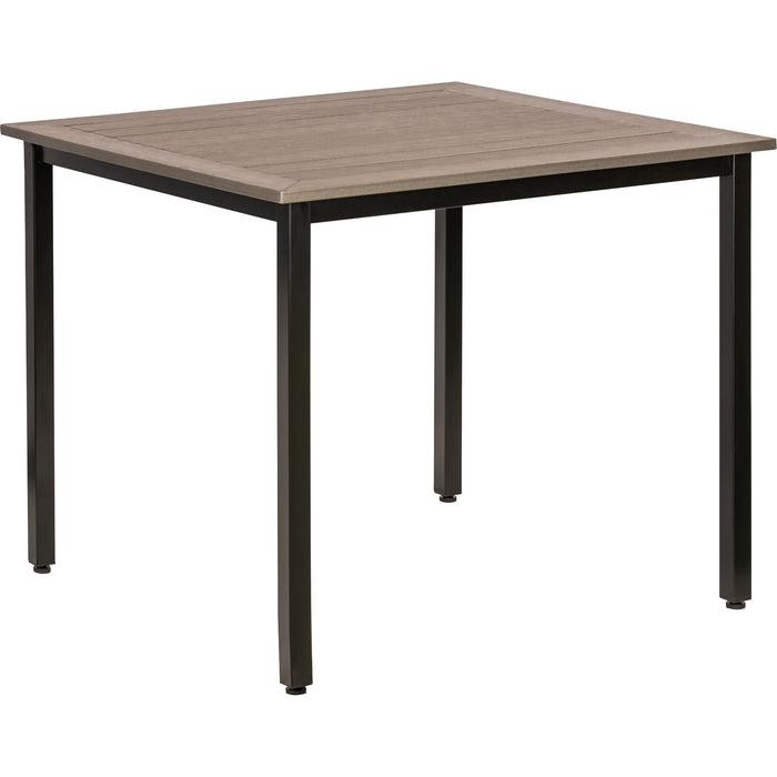 Lorell Charcoal Outdoor Table - LLR42686