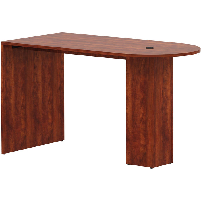 Lorell Essentials Laminate Peninsula Cafe Table - LLR69543