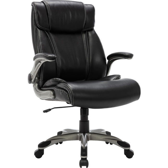 SOHO Flip Armrest High-back Leather Chair - LLR81803