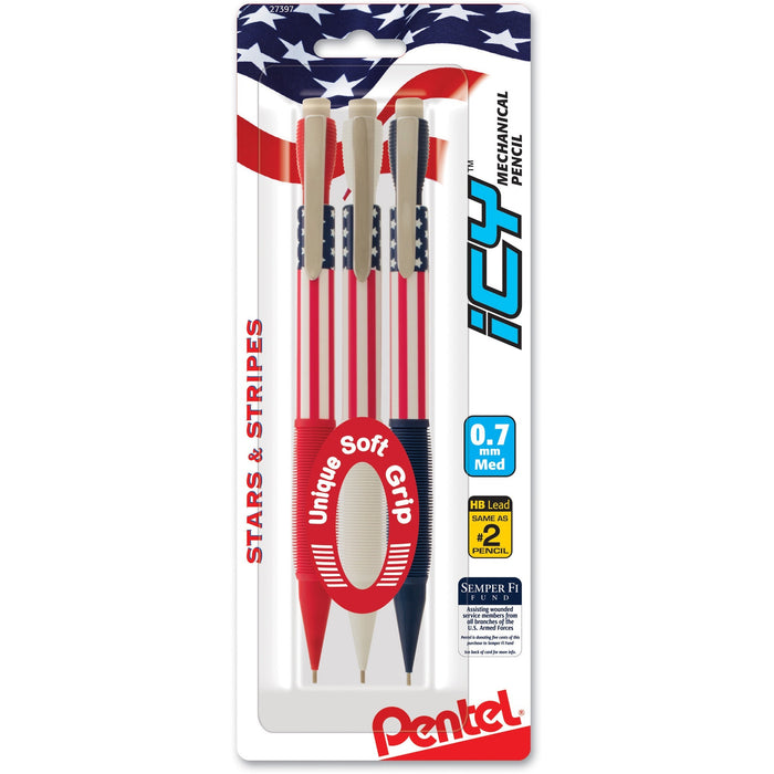 Pentel Stars & Stripes Mechanical Pencil - PENAL27USABP3M