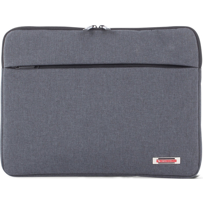 Swiss Mobility Carrying Case (Sleeve) for 13.3" Notebook, Tablet - Gray - SWZTAC1024SM