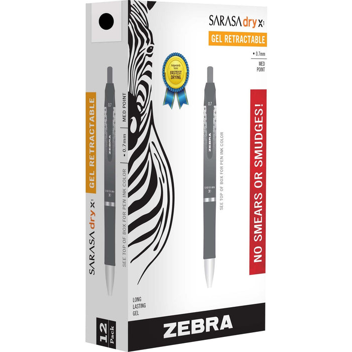 Zebra SARASA dry X1 Retractable Gel Pen - ZEB45610