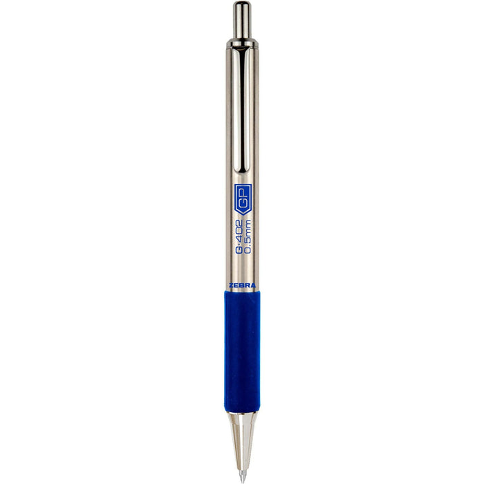 Zebra STEEL 4 Series G-402 Retractable Gel Pen - ZEB49211