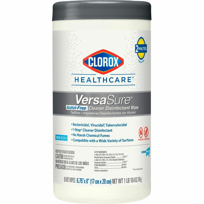 Clorox Healthcare VersaSure Cleaner Disinfectant Wipes - CLO31757
