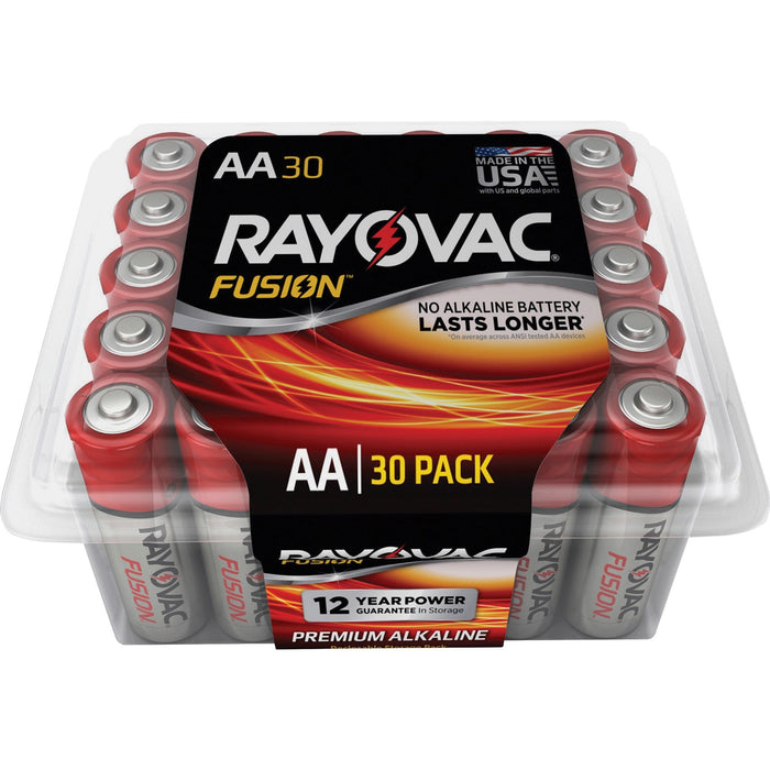 Rayovac Fusion Premium Alkaline AA Batteries - RAY81530PPFUSK