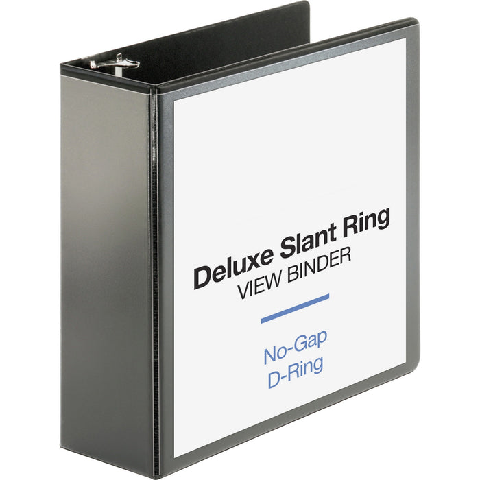 Business Source Deluxe Slant Ring View Binder - BSN62472