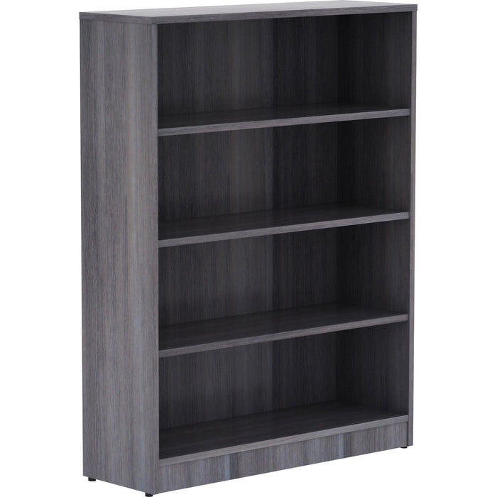 Lorell Weathered Charcoal Laminate Bookcase - LLR69566