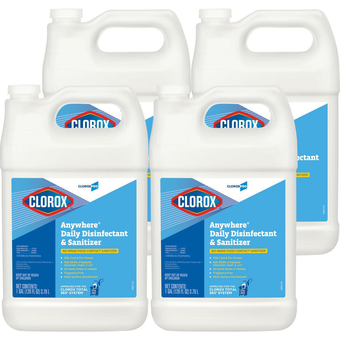 CloroxPro&trade; Anywhere Daily Disinfectant and Sanitizing Bottle - CLO31651CT