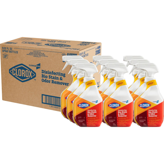 CloroxPro Disinfecting Bio Stain & Odor Remover Spray - CLO31903CT