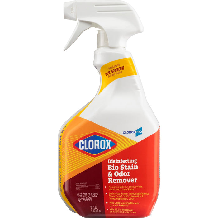 CloroxPro Disinfecting Bio Stain & Odor Remover Spray - CLO31903PL