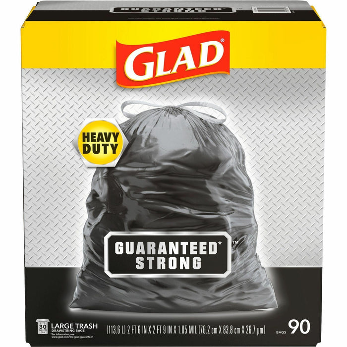 Glad Large Drawstring Trash Bags - CLO78952BD