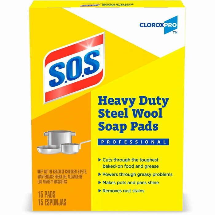 S.O.S Steal Wool Soap Pads - CLO88320BD