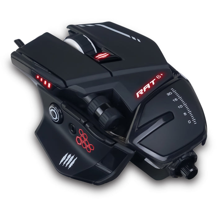 Mad Catz The Authentic R.A.T. 6+ Optical Gaming Mouse - MDCMR04DCAMBL00