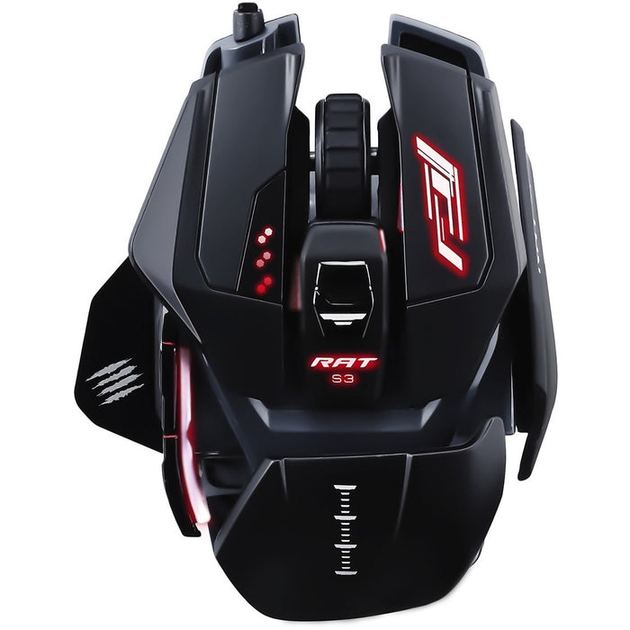 Mad Catz The Authentic R.A.T. Pro S3 Optical Gaming Mouse - MDCMR03DCAMBL00