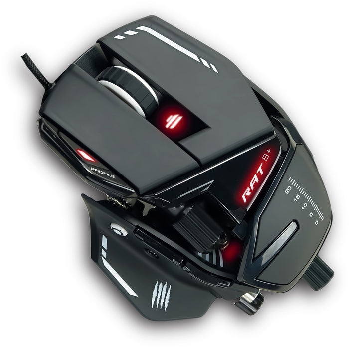 Mad Catz The Authentic R.A.T. 8+ Optical Gaming Mouse - MDCMR05DCAMBL00