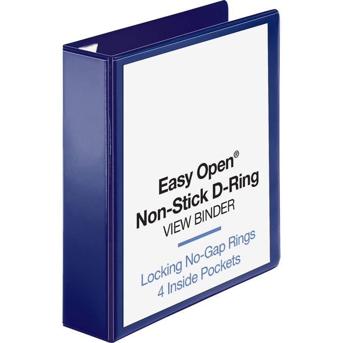 Business Source Easy Open Nonstick D-Ring View Binder - BSN26975