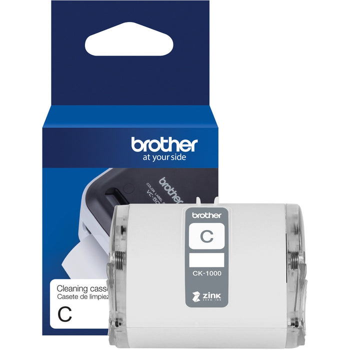 Brother Genuine CK-1000 ~ 2 (1.97") 50 mm wide x 6.5 ft. (2 m) Cleaning Roll for Brother VC-500W Label and Photo Printers - BRTCK1000