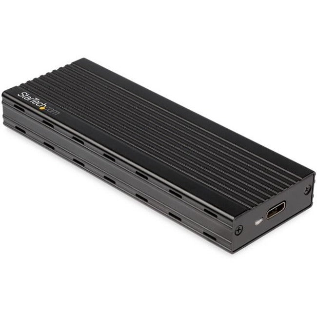 StarTech.com USB-C (10Gbps) to M.2 NVMe SSD Enclosure - Portable M.2 PCIe Aluminum Case - 1GB/s Read & Write - Mac & PC - STCM2E1BMU31C