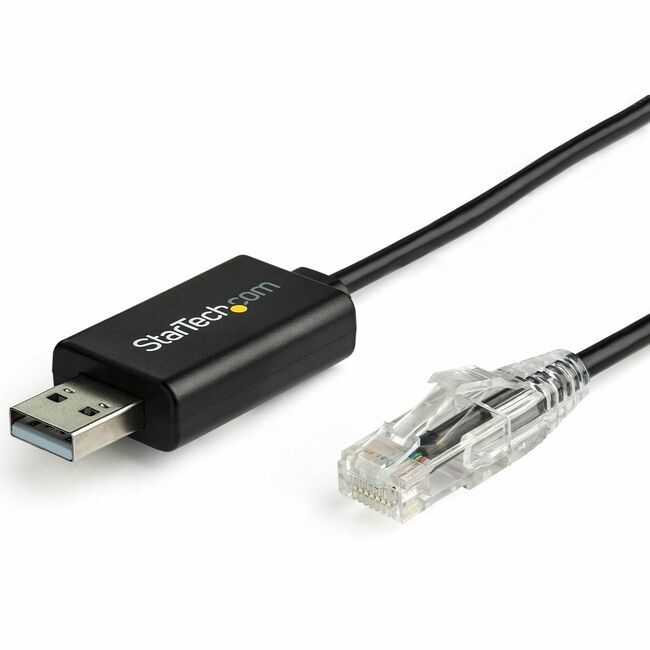 StarTech.com 6 ft / 1.8 m Cisco USB Console Cable - USB to RJ45 Rollover Cable - Transfer rates up to 460Kbps - M/M - Windows?, Mac and Linux? Compatible - STCICUSBROLLOVR