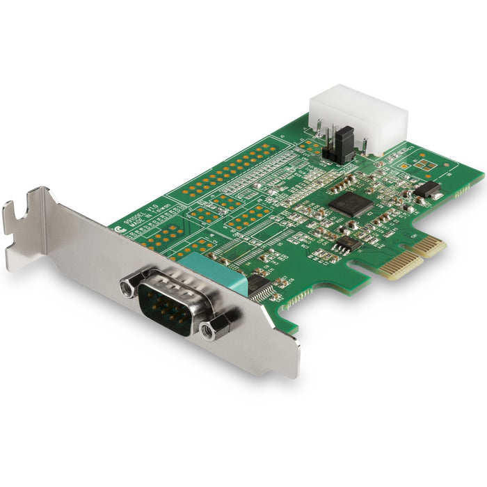 StarTech.com 1-port PCI Express RS232 Serial Adapter Card - PCIe Serial DB9 Controller Card 16950 UART - Low Profile - Windows/Linux - STCPEX1S953LP