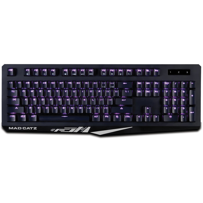 Mad Catz The Authentic S.T.R.I.K.E. 4 Mechanical Gaming Keyboard - Black - MDCKS13MMUSBL00