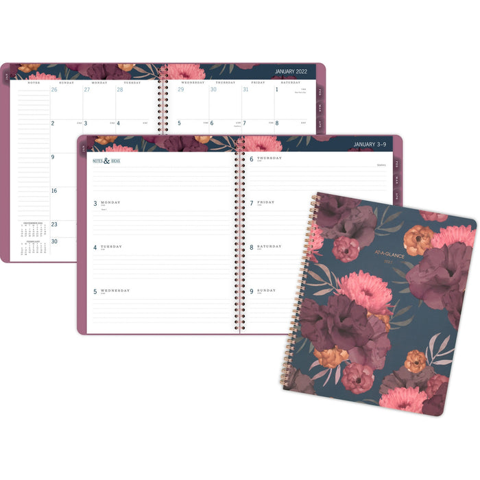 At-A-Glance Dark Romance Weekly/Monthly Planner - AAG5254905