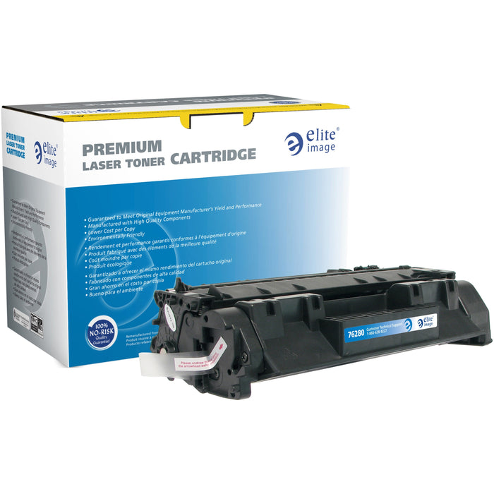 Elite Image Remanufactured Extended Yield Laser Toner Cartridge - Alternative for HP 05A (CE505A) - Black - 1 Each - ELI76280