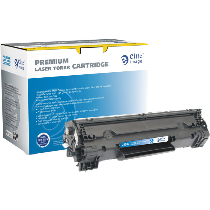Elite Image Remanufactured Extended Yield Laser Toner Cartridge - Alternative for HP 83A (CF283A) - Black - 1 Each - ELI76282