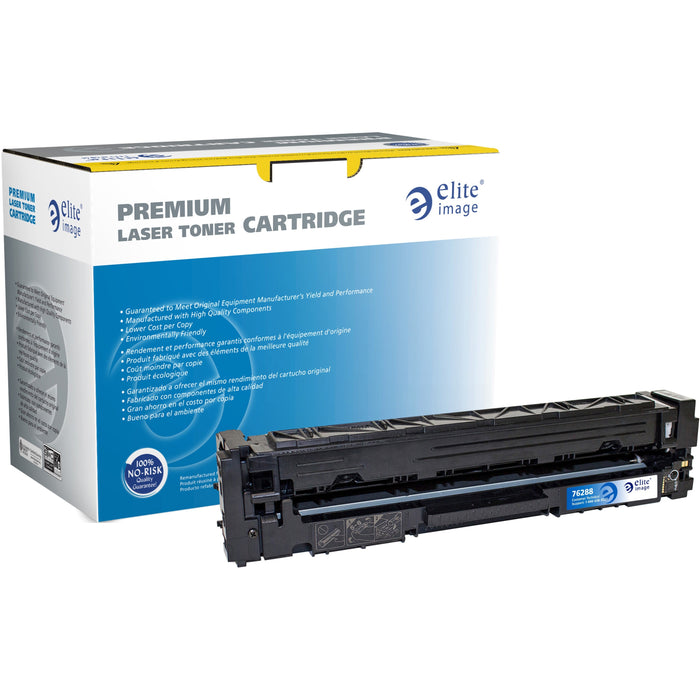 Elite Image Remanufactured Laser Toner Cartridge - Alternative for HP 201A (CF401A) - Cyan - 1 Each - ELI76288
