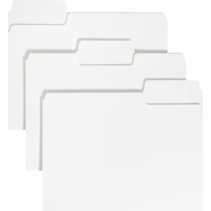 Smead SuperTab 1/3 Tab Cut Letter Recycled Top Tab File Folder - SMD11980