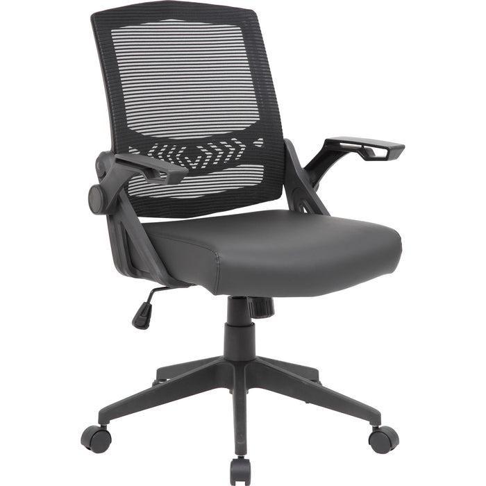 Boss Mesh Flip Arm Task Chair - BOPB6223BK