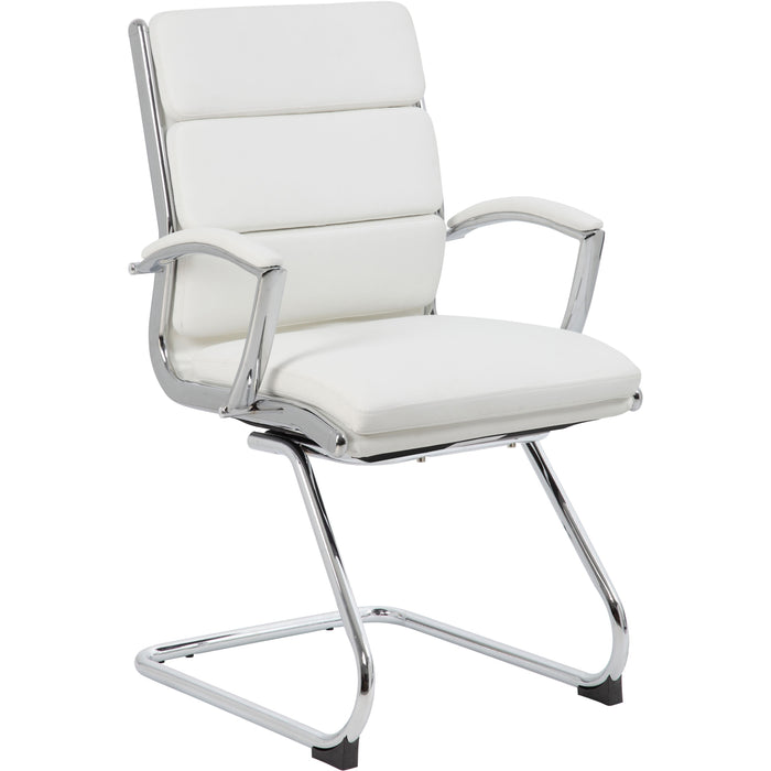 Boss Executive CaressoftPlus Chair with Metal Chrome Finish - Guest Chair - BOPB9479WT