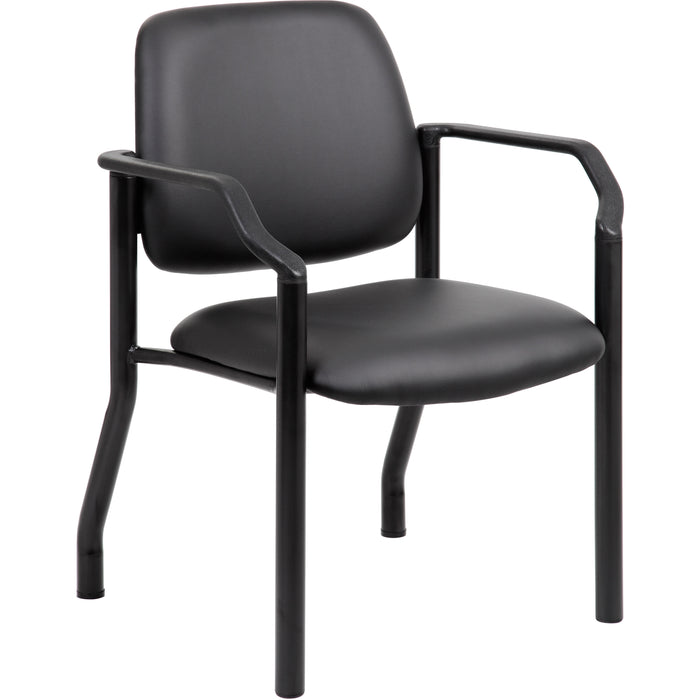 Boss Antimicrobial Guest Chair, 300 lb. Weight Capacity - BOPB9591AMBK