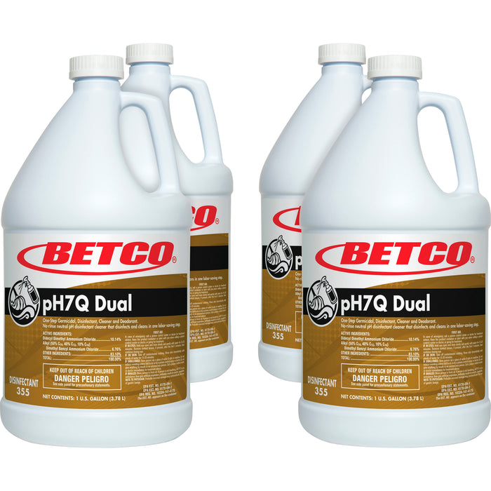 Betco pH7Q Dual Disinfectant Cleaner - BET3550400CT
