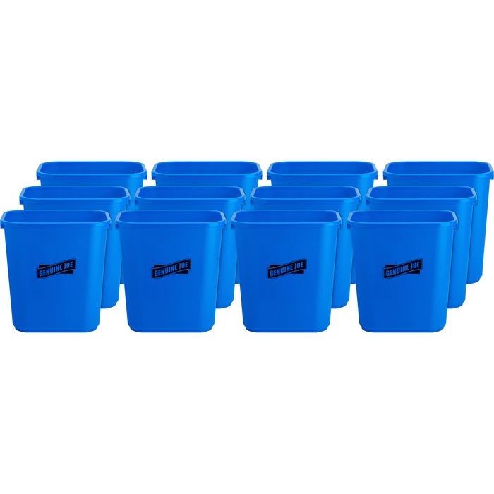 Genuine Joe 28-1/2 Quart Recycle Wastebasket - GJO57257CT