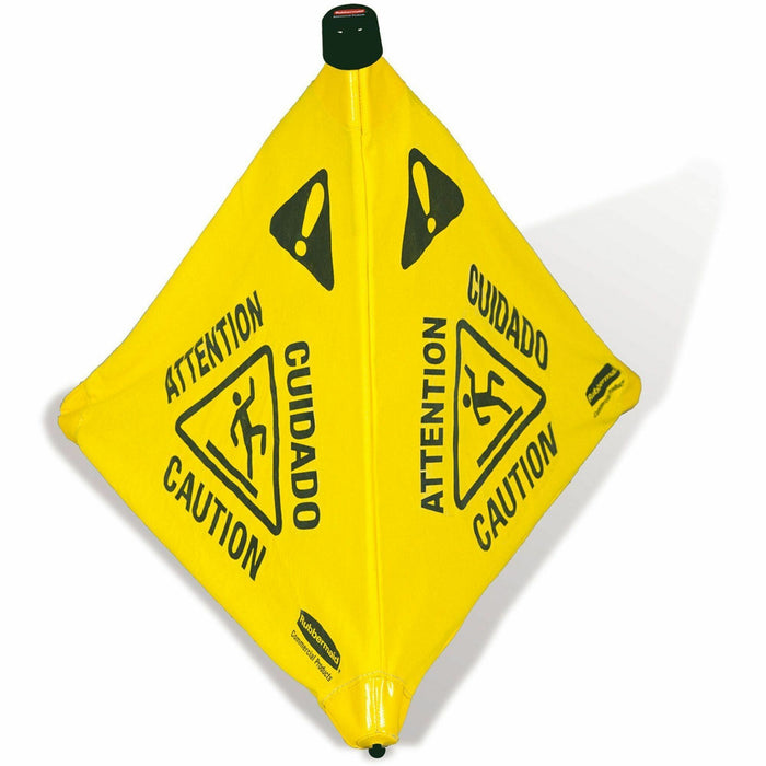 Rubbermaid Commercial 30" Pop-Up Caution Safety Cone - RCP9S0100YLCT