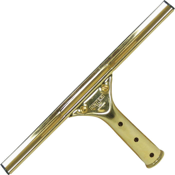 Unger 12" GoldenClip Brass Squeegee - UNGGS300CT
