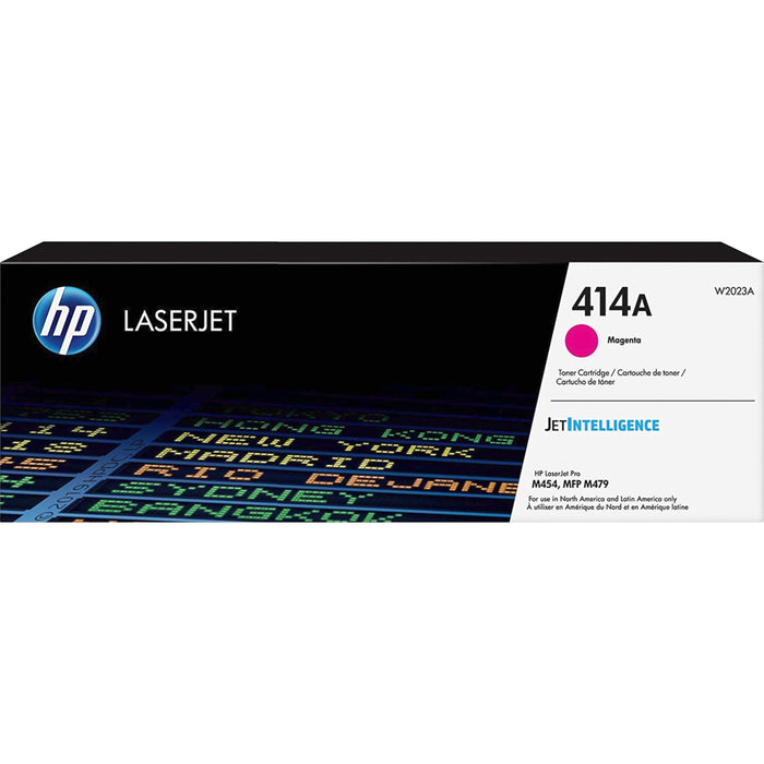 HP 414A (W2023A) Original Laser Toner Cartridge - Magenta - 1 Each - HEWW2023A