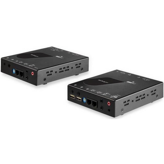 StarTech.com HDMI KVM Extender over IP Network - 4K 30Hz HDMI and USB over IP LAN or Cat5e/Cat6 Ethernet (100m/330ft) - Remote KVM Console - STCSV565HDIP