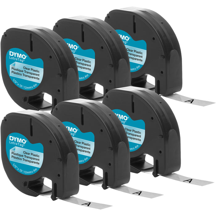 Dymo LetraTag Labelmaker Plastic Labels - DYM2050824