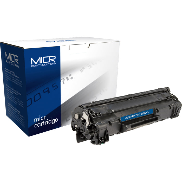 Elite Image Remanufactured MICR Laser Toner Cartridge - Alternative for HP 85A (CE285A) - Black - 1 Each - ELI85AM