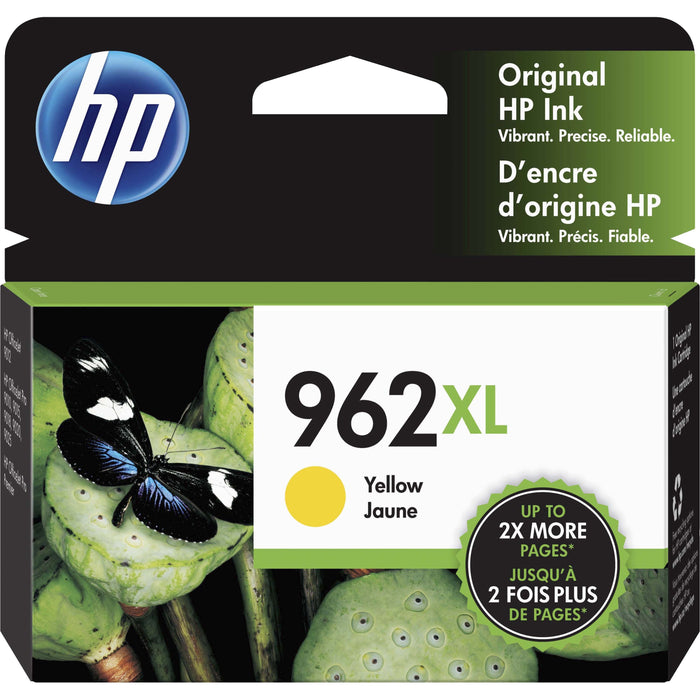 HP 962XL (3JA02AN) Original High Yield Inkjet Ink Cartridge - Yellow - 1 Each - HEW3JA02AN