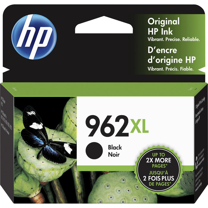HP 962XL (3JA03AN) Original High Yield Inkjet Ink Cartridge - Black - 1 Each - HEW3JA03AN