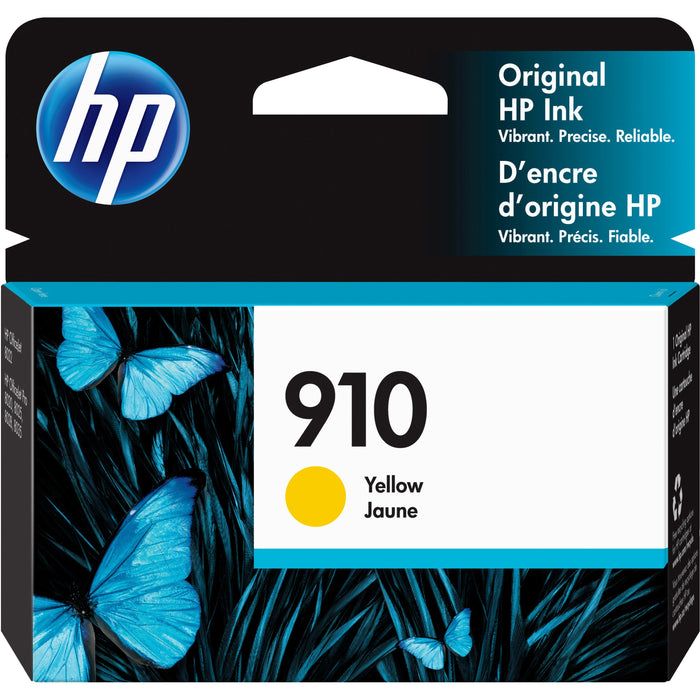 HP 910 (3YL60AN) Original Standard Yield Inkjet Ink Cartridge - Yellow - 1 Each - HEW3YL60AN