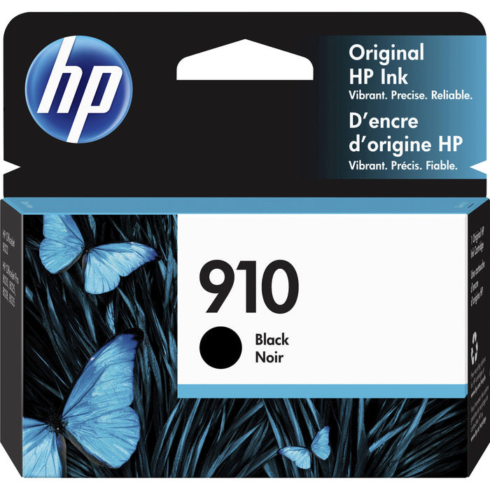 HP 910 (3YL61AN) Original Standard Yield Inkjet Ink Cartridge - Black - 1 Each - HEW3YL61AN