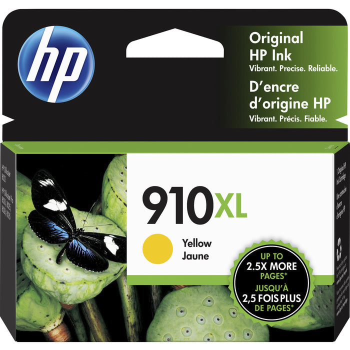 HP 910XL (3YL64AN) Original High Yield Inkjet Ink Cartridge - Yellow - 1 Each - HEW3YL64AN