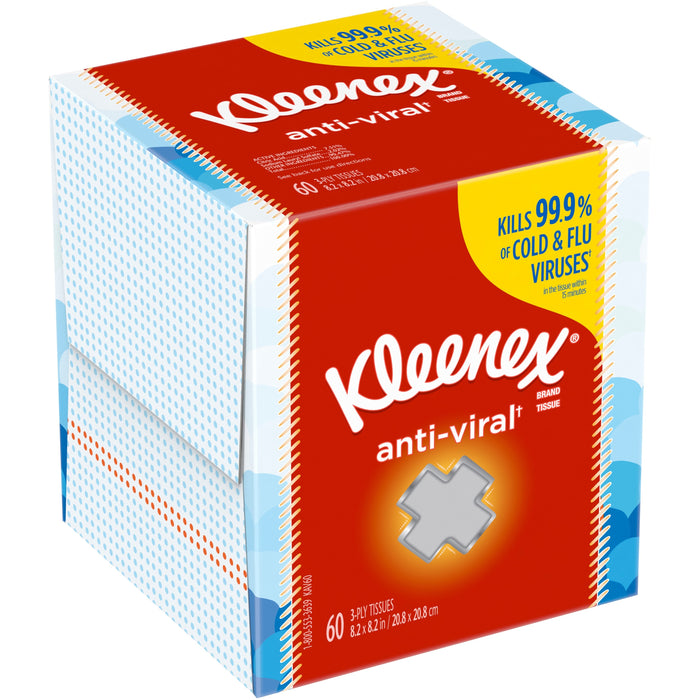Kleenex Anti-Viral Facial Tissues - KCC49978CT