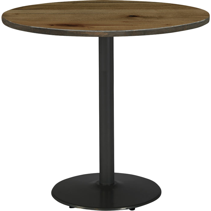 KFI 36" Round Vintage Wood Top Table - KFI36R922BKLTN